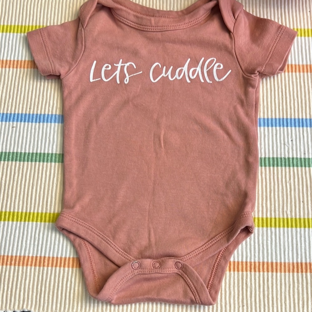 Colored Organics Pink Bodysuit Soft Cotton One Piece
